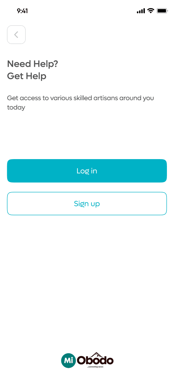 Tap Sign Up